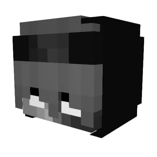 Nexboxmc Minecraft avatar head, 3D render
