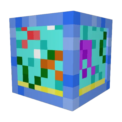 NexdaHex Minecraft avatar head, 3D render