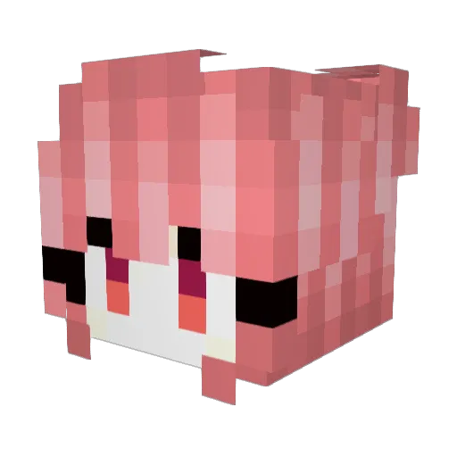 Nexice99 Minecraft avatar head, 3D render