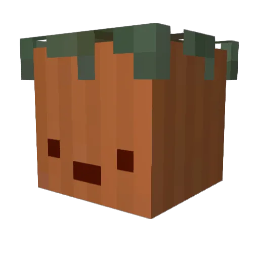 Nexiyy Minecraft avatar head, 3D render