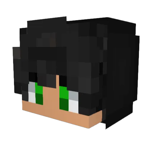 NexoDK Minecraft avatar head, 3D render