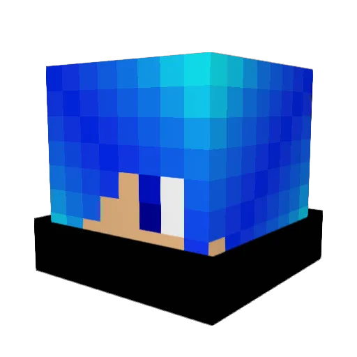 NexoFrance Minecraft avatar head, 3D render