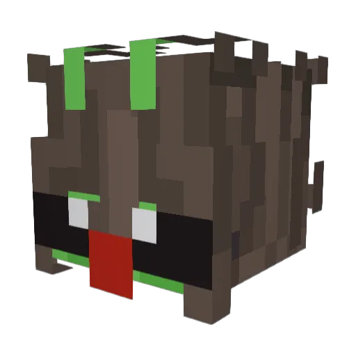 Nexo_vexo Minecraft avatar head, 3D render