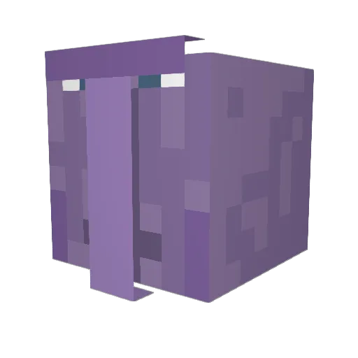 Nexonim Minecraft avatar head, 3D render