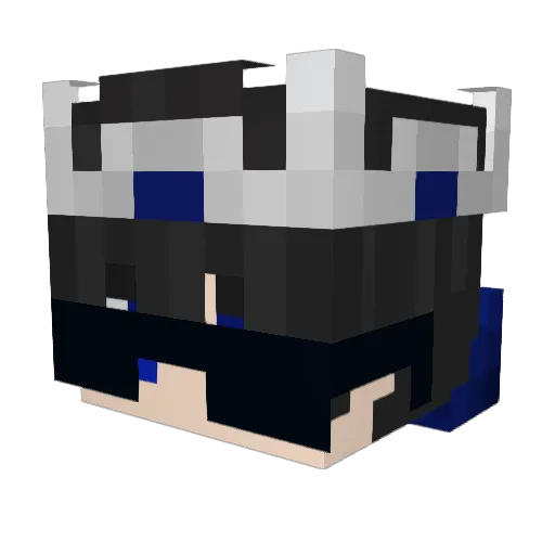 NexorDRD Minecraft avatar head, 3D render