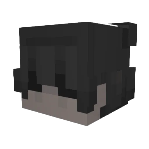 Nexoxxxdd Minecraft avatar head, 3D render