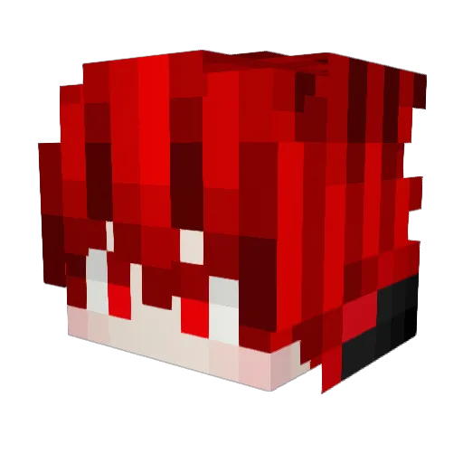 Nexstorm Minecraft avatar head, 3D render