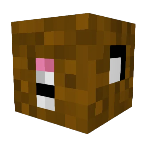 Nexsusx Minecraft avatar head, 3D render