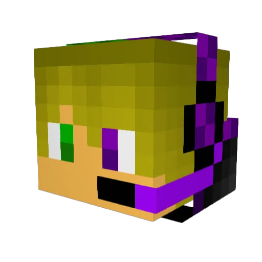 NextLVLNils Minecraft avatar head, 3D render