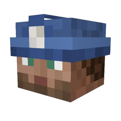 NextStarSX Minecraft avatar head, 3D render