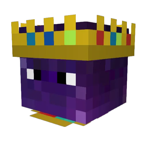 Nextified Minecraft avatar head, 3D render