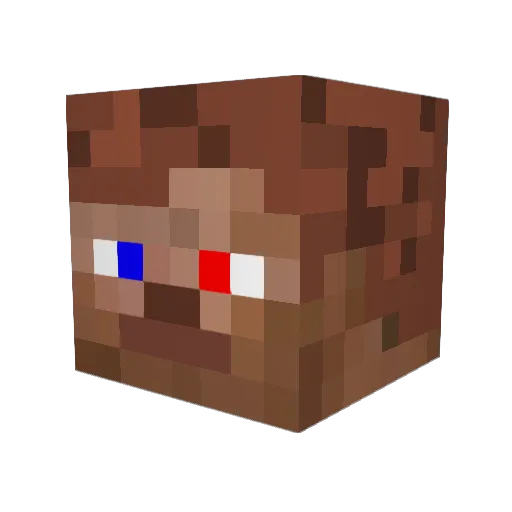 Nextomex Minecraft avatar head, 3D render