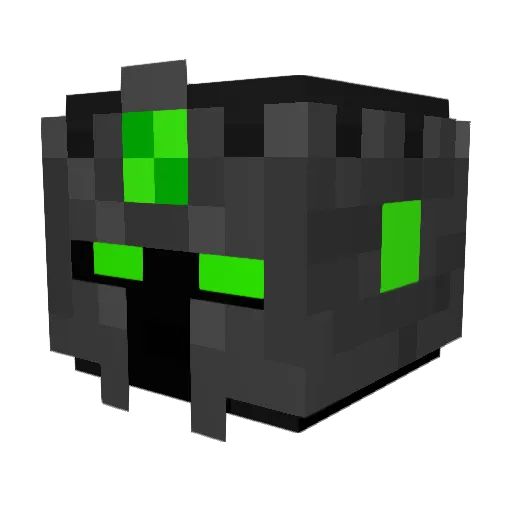 Nexuiz Minecraft avatar head, 3D render