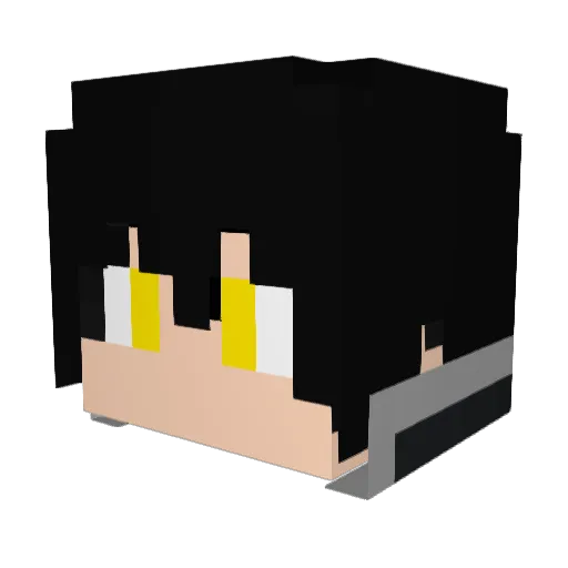 Nexus002 Minecraft avatar head, 3D render