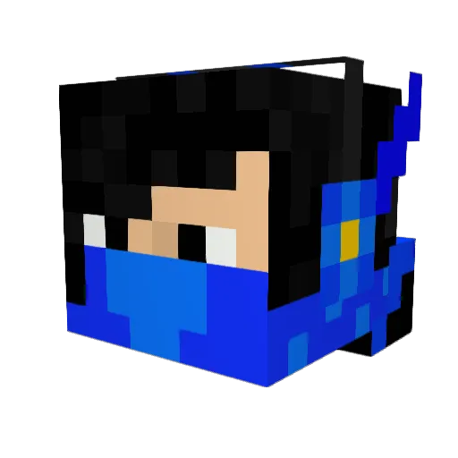 Nexus4esp Minecraft avatar head, 3D render
