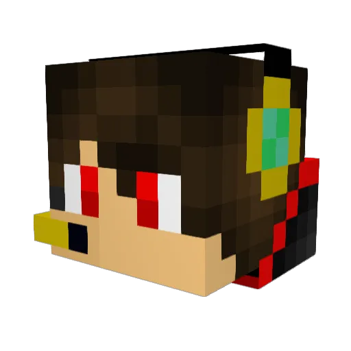 NexusDesignHD Minecraft avatar head, 3D render