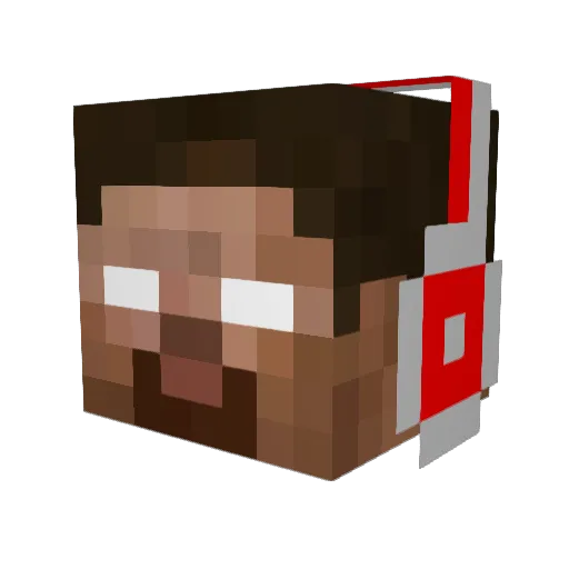 NexusMan11 Minecraft avatar head, 3D render