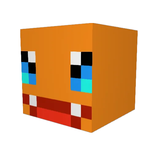 NexusNemesis Minecraft avatar head, 3D render