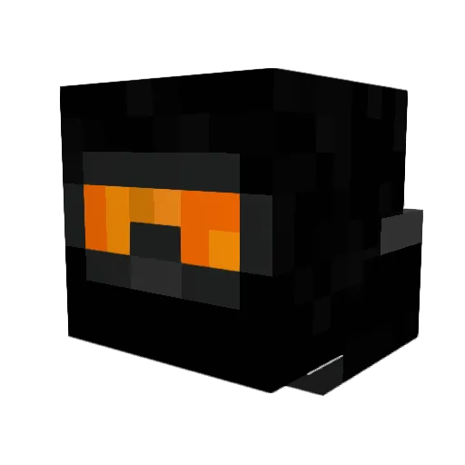 NexusX44 Minecraft avatar head, 3D render