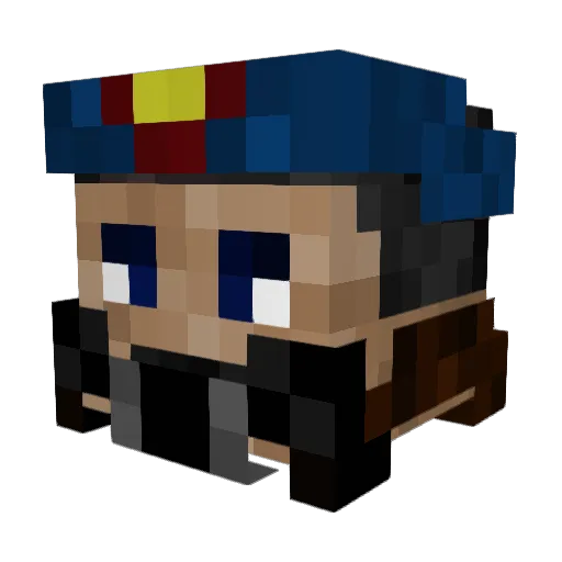 Nexus_Destiny Minecraft avatar head, 3D render
