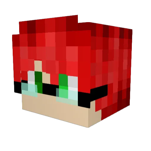 Nexus_Gamer_Br Minecraft avatar head, 3D render