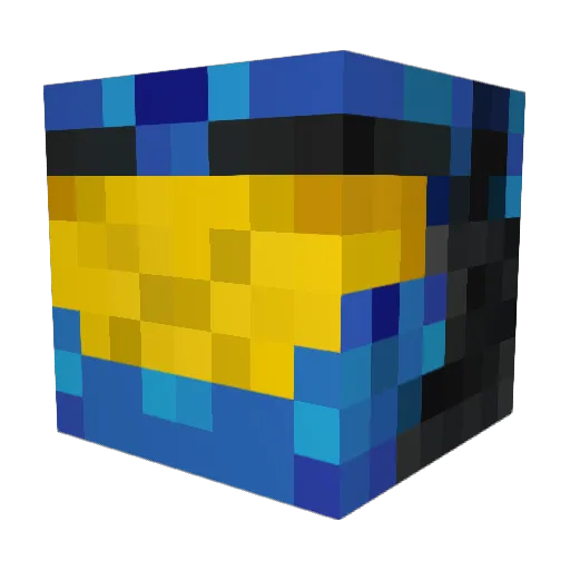 Nexus_Paint Minecraft avatar head, 3D render