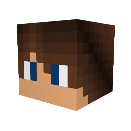 NexxGamer Minecraft avatar head, 3D render