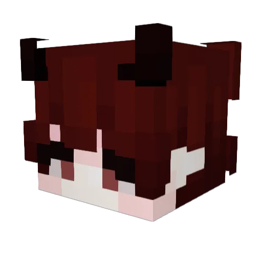 NexxR3 Minecraft avatar head, 3D render