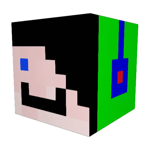 Nexxus45 Minecraft avatar head, 3D render