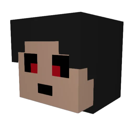 NeyCoz_ Minecraft avatar head, 3D render