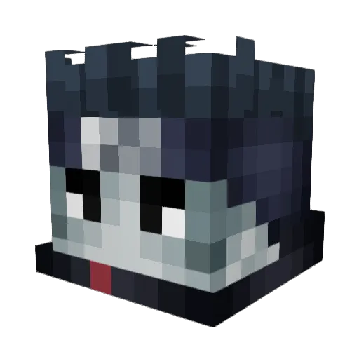 NeyTiiz Minecraft avatar head, 3D render