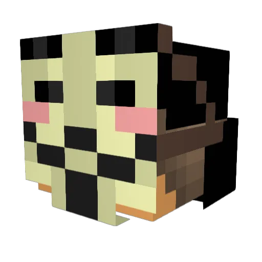 Neyko57__ Minecraft avatar head, 3D render