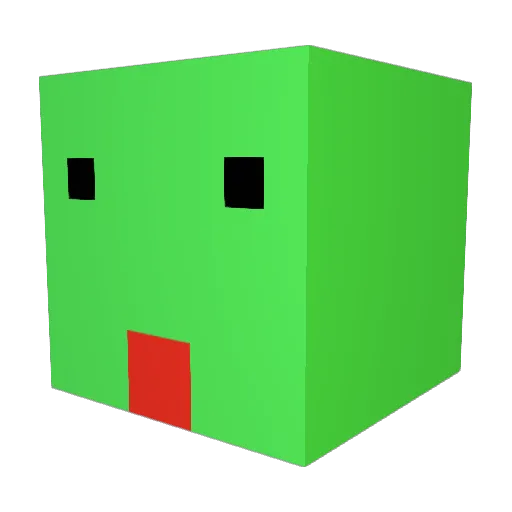 Neyo500 Minecraft avatar head, 3D render