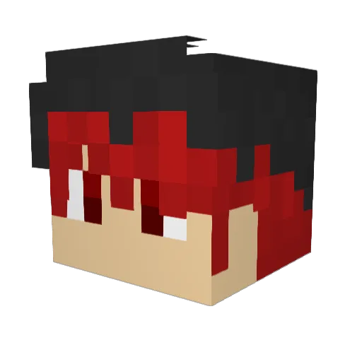 Neyth_42 Minecraft avatar head, 3D render
