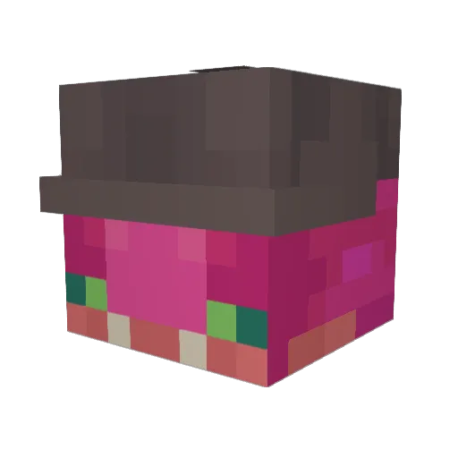 Neyzilla Minecraft avatar head, 3D render