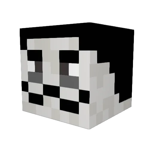 NezBread Minecraft avatar head, 3D render
