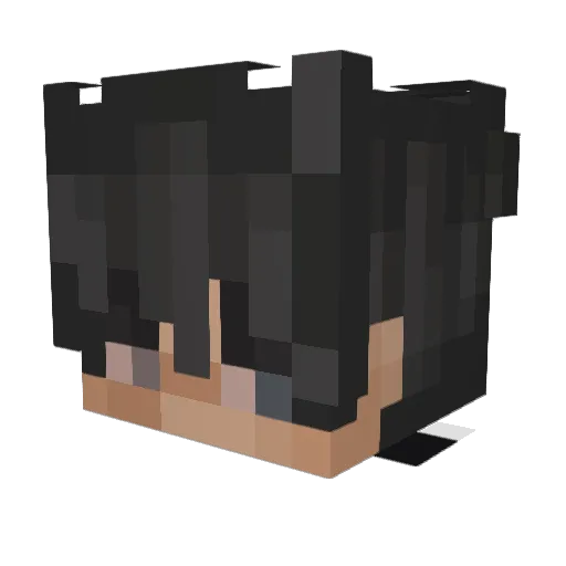 NezRocK Minecraft avatar head, 3D render