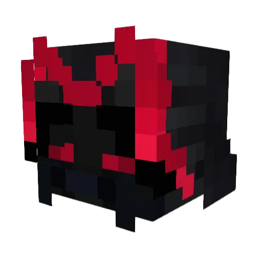 Nezo_The_Warrior Minecraft avatar head, 3D render
