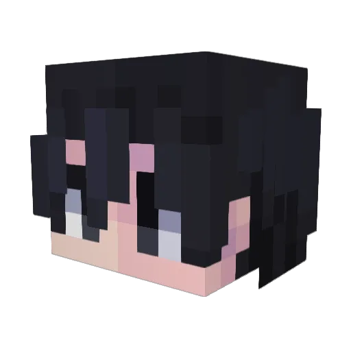 NezsZ Minecraft avatar head, 3D render
