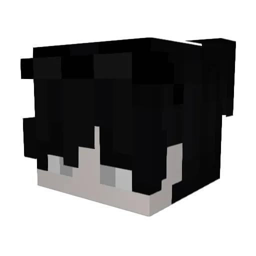 Nezukeh Minecraft avatar head, 3D render