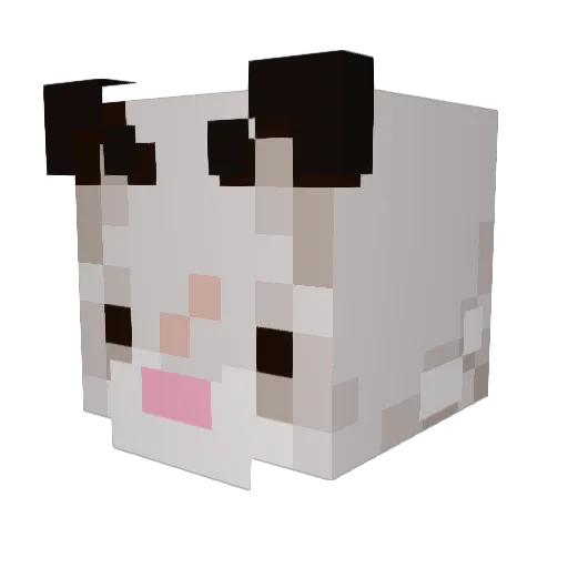 Nezzyboi Minecraft avatar head, 3D render