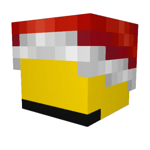 NezzzS2 Minecraft avatar head, 3D render