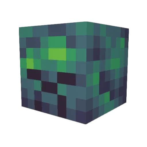 NfSR_AsheroSRC Minecraft avatar head, 3D render
