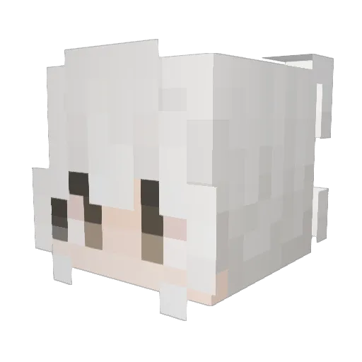 NgTuanAnh Minecraft avatar head, 3D render