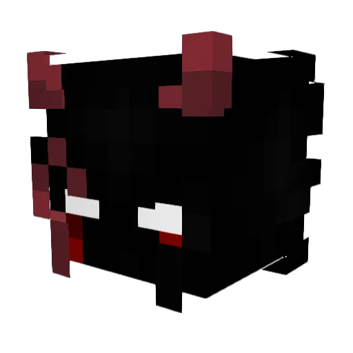 Ngates Minecraft avatar head, 3D render