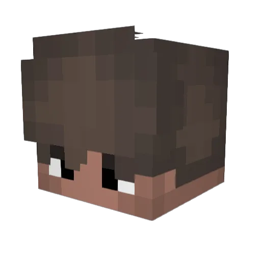 NgocSang Minecraft avatar head, 3D render