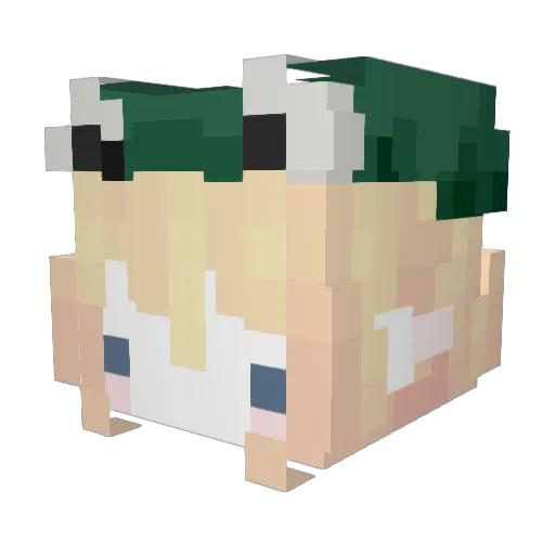 NgoccTramm Minecraft avatar head, 3D render