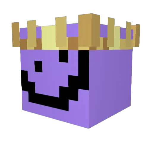 Ngstalgic Minecraft avatar head, 3D render