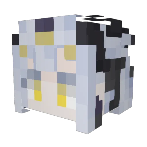 NguyenBeo Minecraft avatar head, 3D render