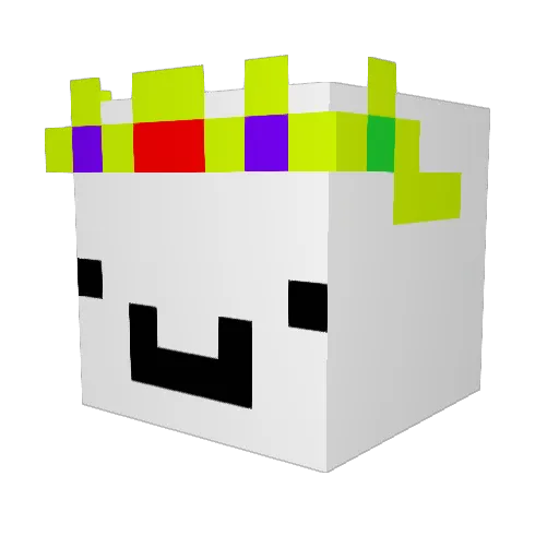 NguyenDuy_15 Minecraft avatar head, 3D render